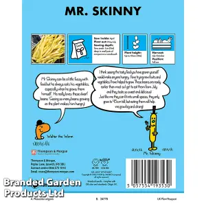 Mr. Men™ Little Miss™ Dwarf French Bean 'Adoration' -  1 Packet (25 Seeds)