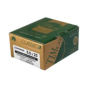 TIMCO Classic Multi-Purpose Countersunk Gold Woodscrews - 3.0 x 12 (200pcs)