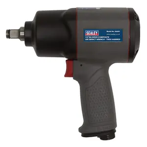 Sealey Air Impact Wrench 1/2"Sq Drive Composite - Twin Hammer SA201