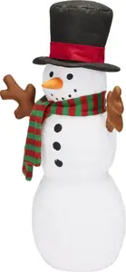 Battery-Powered Light Up Multicolour Snowman Christmas Decoration