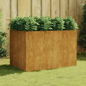 Berkfield Garden Raised Bed 120x80x80 cm Corten Steel