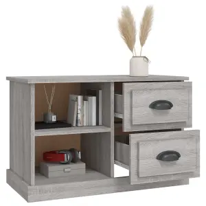 Berkfield TV Cabinet Grey Sonoma 73x35.5x47.5 cm Engineered Wood