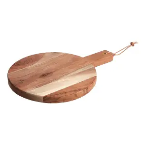 Interiors by Premier Socorro Extra Small Round Acacia Wood Board