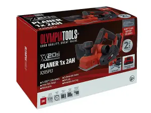 Olympia Power Tools 09-965 X20S Planer 20V 1 x 2.0Ah Li-ion OLPX20SPL1