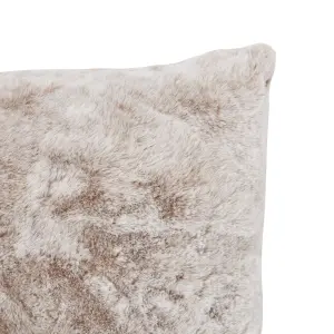 Stone Rabbit faux fur Indoor Cushion (L)43cm x (W)43cm