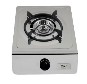 NJ-100SD Indoor Single Burner Gas Stove Stainless Steel Portable Camping Cooker LPG 4kW