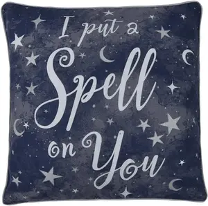 Smart Living Halloween Pumpkins & Celestial Stars Decorative 18 x 18 Filled Cushions- Celestial Stars