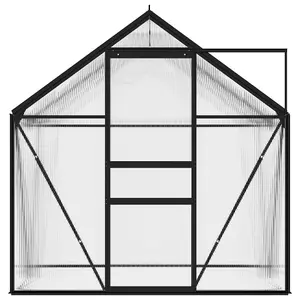 Berkfield Greenhouse Anthracite Aluminium 2.47 m2