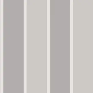 Galerie Smart Stripes 2 Silver Grey Formal Stripe Smooth Wallpaper