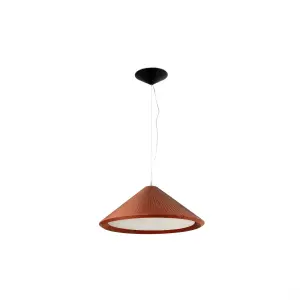 Luminosa Hue Terracotta Pendant 70cm, E27