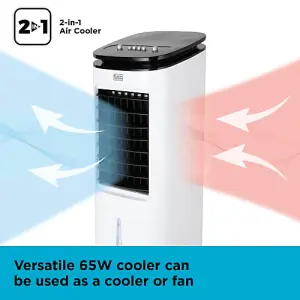 Black & Decker BXAC65001GB - 7 Litre 2 in 1 Air Cooler