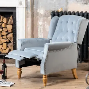 Annapoli Recliner Armchair - Light Blue