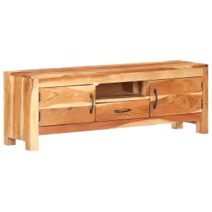 Berkfield TV Cabinet 116x30x40 cm Solid Acacia Wood