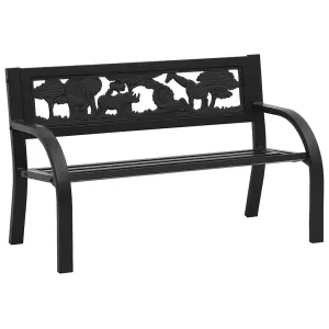 Berkfield Children Garden Bench 86 cm Steel