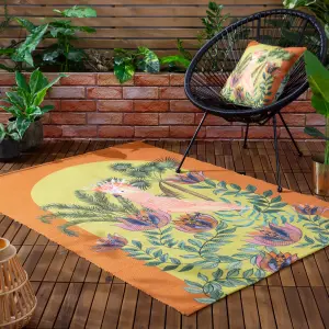 Wylder Tropics Cockatoo Tropical Polyester Filled Outdoor Cushion