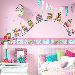 Walplus Wall Stickers Mural Decal Paper Art Decoration Cute Circus Number Kids Children Kids Sticker PVC Multicoloured