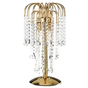 Luminosa Pioggia 2 Light Glass Table Lamp, Gold