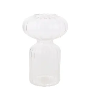 Hestia Clear Glass Vase - Small