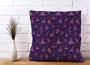 Witch Hats And Broomsticks Cushions 60cm x 60cm