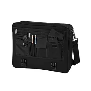 Quadra Portfolio Briefcase Black (One Size)