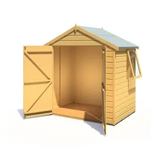 6 Ft. W x 4 Ft. D Shiplap Apex Wooden Shed No