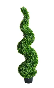 Gardman Artificial Buxus Topiary Spiral Tree 1.2m