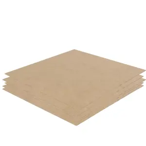 Pack of 5 CNC & Laser Compatible MDF Boards 600mm x 600mm x 2mm