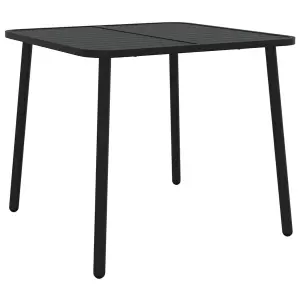 Berkfield Garden Table Anthracite 80x80x71 cm Steel