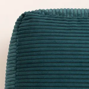 icon Theo Corduroy Bean Bag Pouffe Teal Green Footstool Bean Bags