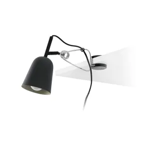 Luminosa Studio 1 Light Clip On Spotlight Black, Cream, E14