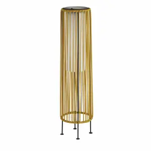 Lighting Collection Palmas Ochre Outdoor Solar Light