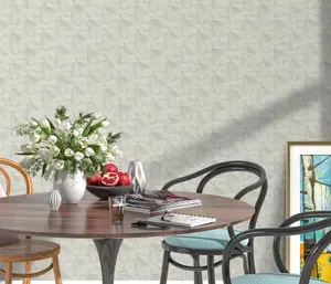 Non-woven wallpaper with spectacular 3D glamour