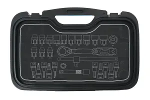 Laser 7054 28pc Go'Thru Socket & Accessory  Set 1/2" Drive