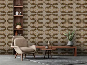 Galerie Enchanted Sabor Bronze Wallpaper