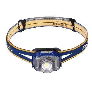 Fenix HL40R Blue, USB Rechargeable Lightweight Focusing Work / Tool Headlamp - 600 lm - 147m Beam- IP66 Weatherproof