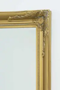 MirrorOutlet Buxton Gold Wall Mirror 108 x 78cm