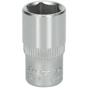 10mm Forged Steel Drive Socket - Premium Quality Chrome Vanadium Tool