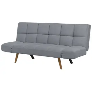 Beliani Retro Sofa Bed INGARO Grey