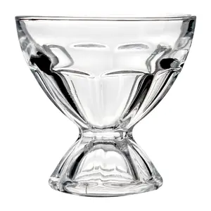 Interiors By Premier Durably Constructed Set Of Four Luxor Sundae Dishes, Stable Sundae Glasses, Durable Dessert Bowl