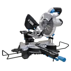 Mac Allister 1500W 220-240V 210mm Corded Sliding mitre saw MMIS210S-B - Refurbished