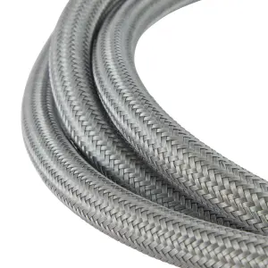 Flomasta Grey Flexible Hose ½" (L)1.5m 10mm x (Dia)14.5mm 22L/min