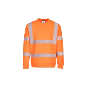 Portwest Eco Hi-Vis Sweatshirt Orange - S