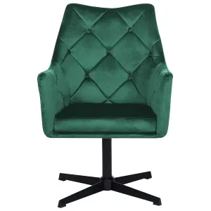 Armchair VAKSALA Velvet Dark Green