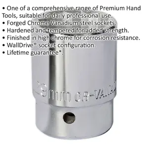 High-Quality 29mm Forged Steel Drive Socket with 3/4" Square Drive