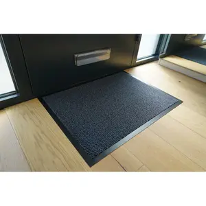 Aarib Door Mat Blue / Rectangle 80cm x 140cm