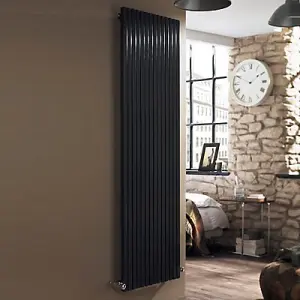 Ximax Supra Square SUS180047A Anthracite Vertical 4794BTU Radiator, (W)470mm x (H)1800mm