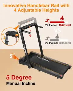 REKA Fitness Home Motorised Treadmill, Incline, FitShow APP, Walk / Run, 12kph