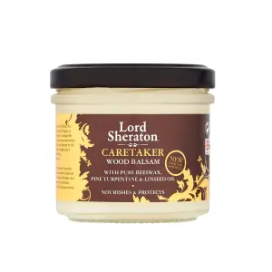 Lord Sheraton Caretaker Wood Balsam Polish Pure Beeswax Linseed Oil 125ml