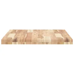 Berkfield Desk Top Untreated 100x60x4 cm Solid Wood Acacia