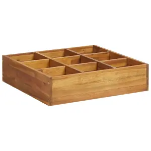 Berkfield Herb Garden Raised Bed Solid Acacia Wood 60x60x15 cm